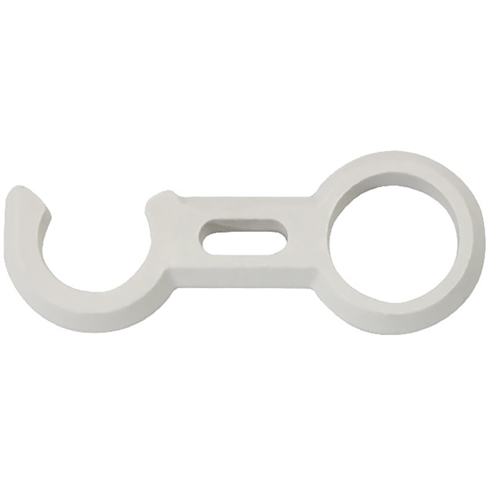 Крючок фиксатор трапа 22 мм белый (040545WT, 10269473)